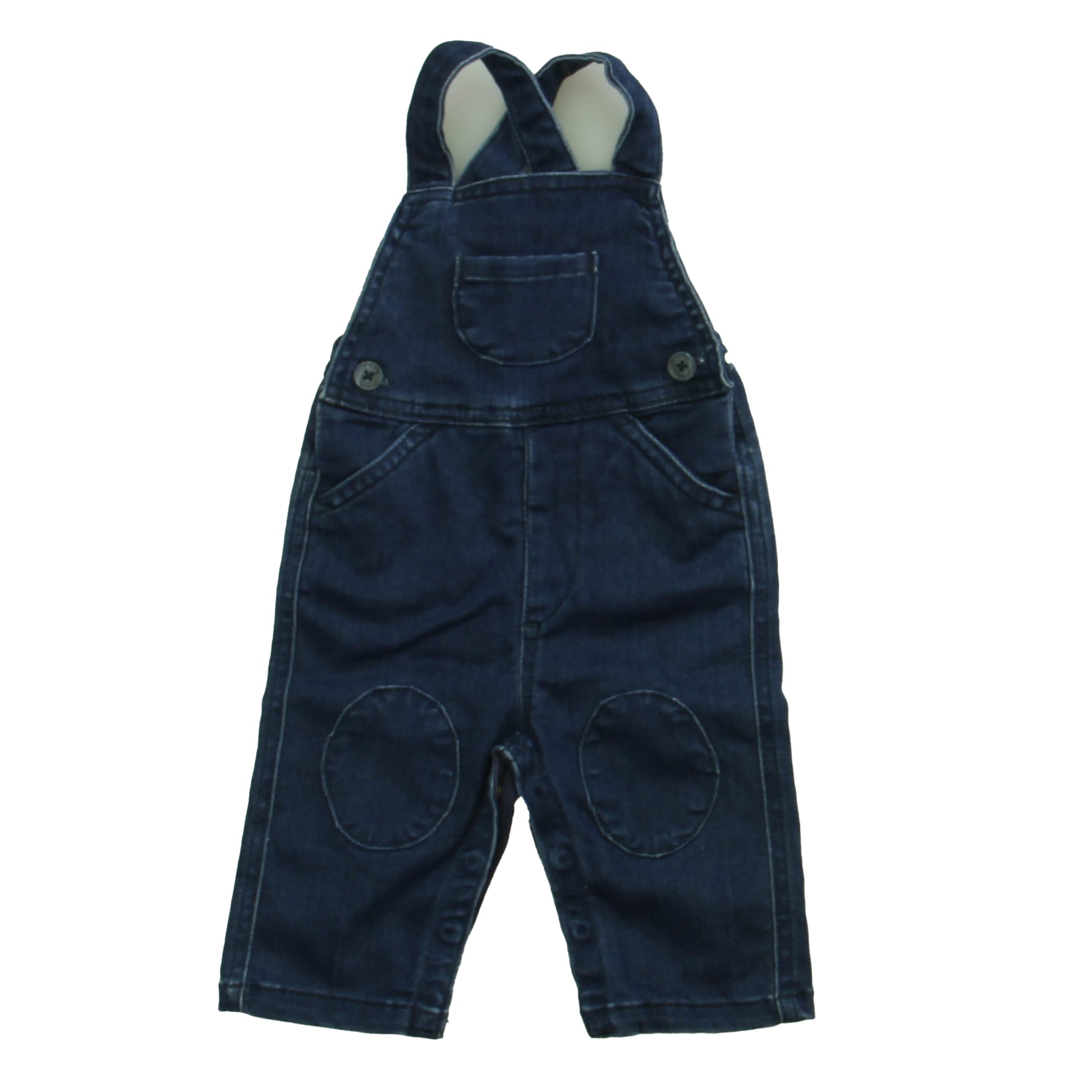 Hanna Andersson Unisex Blue Overalls Size: 3-6 Months Blue