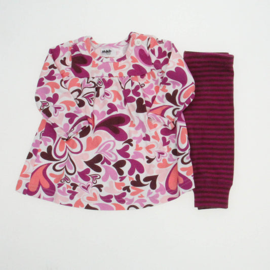 Hanna Andersson Girls Pink | Purple | Brown Dress Size: 3-6 Months Pink | Purple | Brown