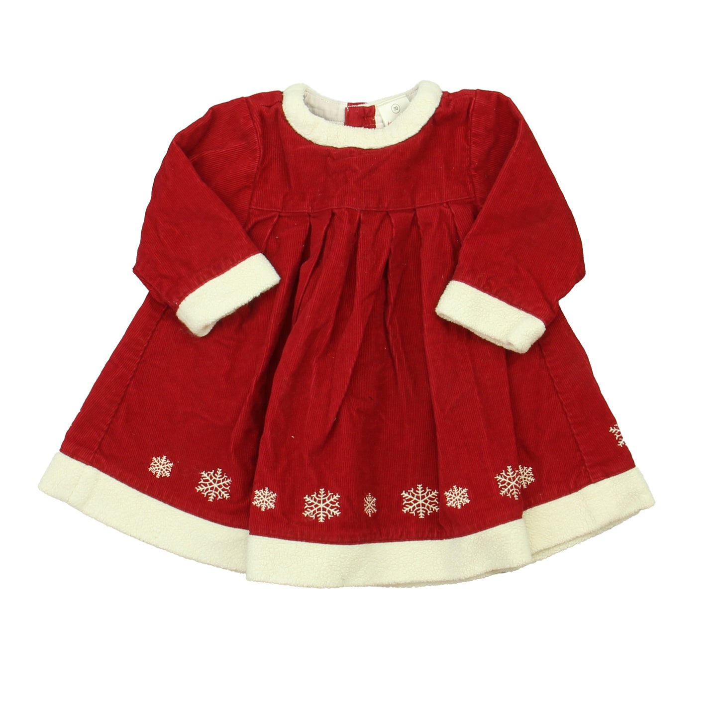 Hanna Andersson Girls Red | White Dress Size: 6-12 Months Red | White
