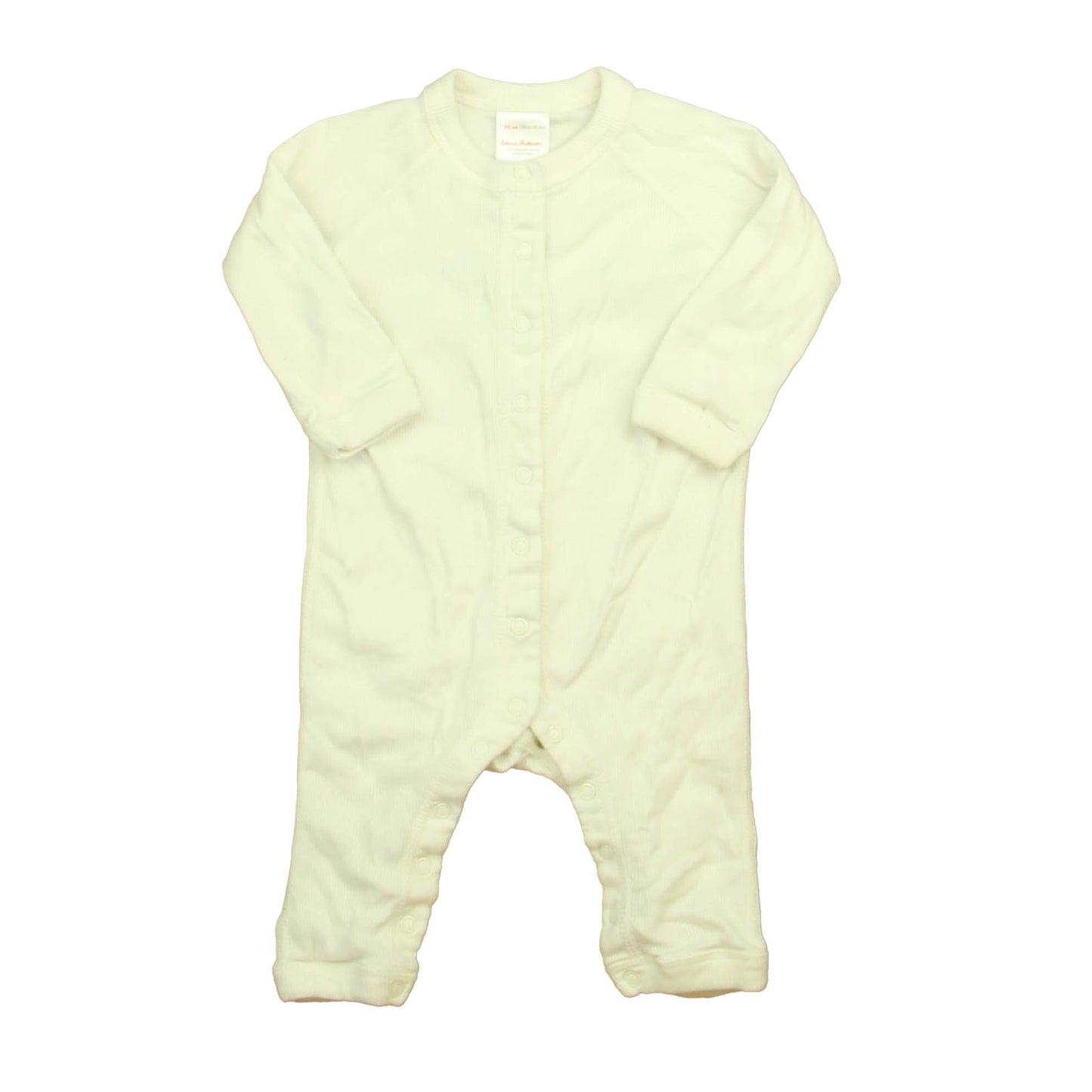 Hanna Andersson Unisex White Long Sleeve Outfit Size: 6-12 Months White