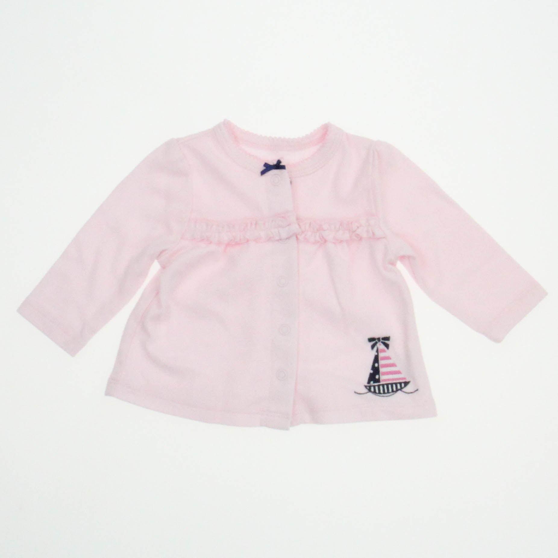 Hartstrings Girls Pink Long Sleeve Shirt Size: 0-3 Months Pink