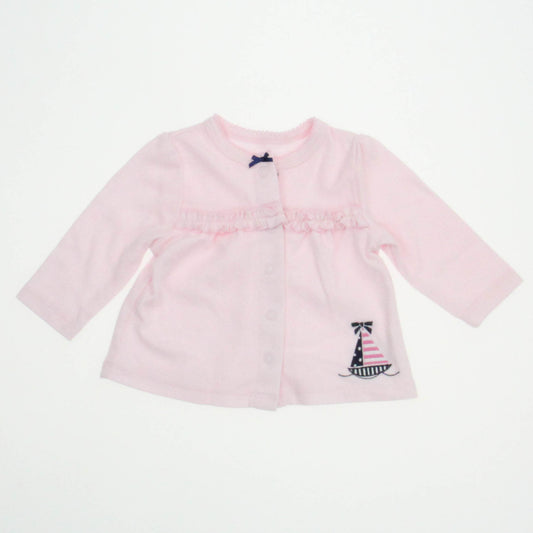 Hartstrings Girls Pink Long Sleeve Shirt Size: 0-3 Months Pink