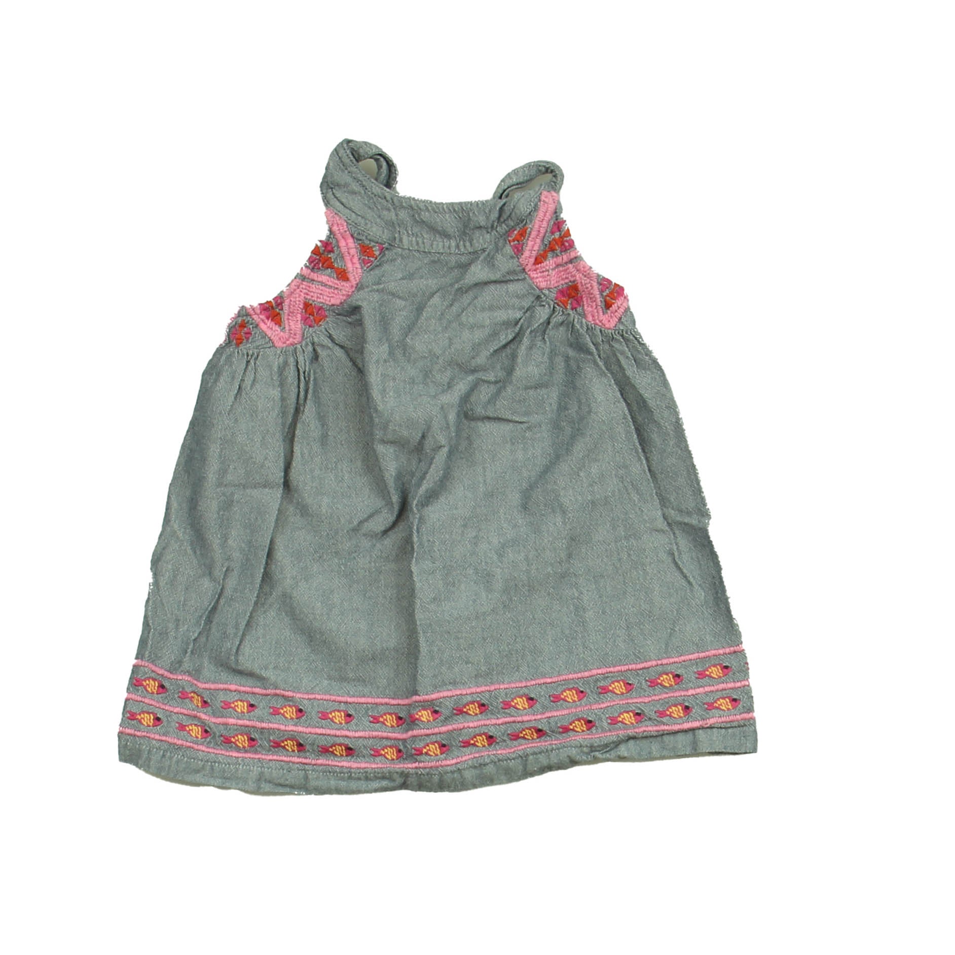 Hatley Girls Blue Dress Size: 12 -18 Months Blue