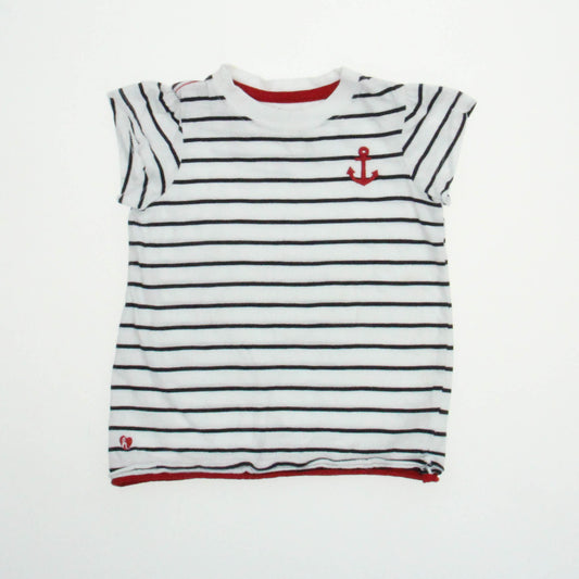 Hatley Boys White | Blue T-Shirt Size: 4T