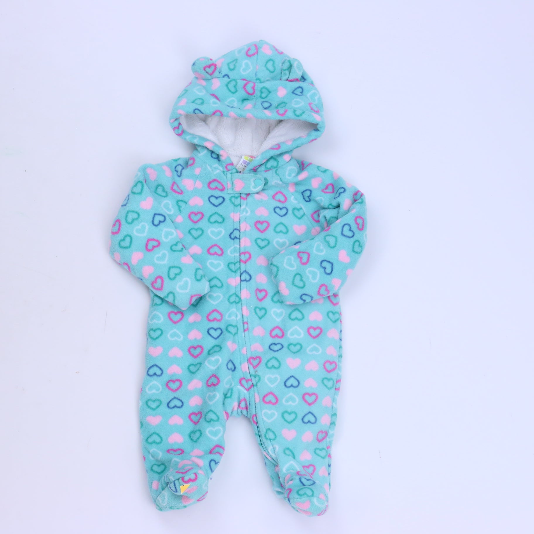 Healthex Girls Turquoise Bunting Size: 0-3 Months Turquoise