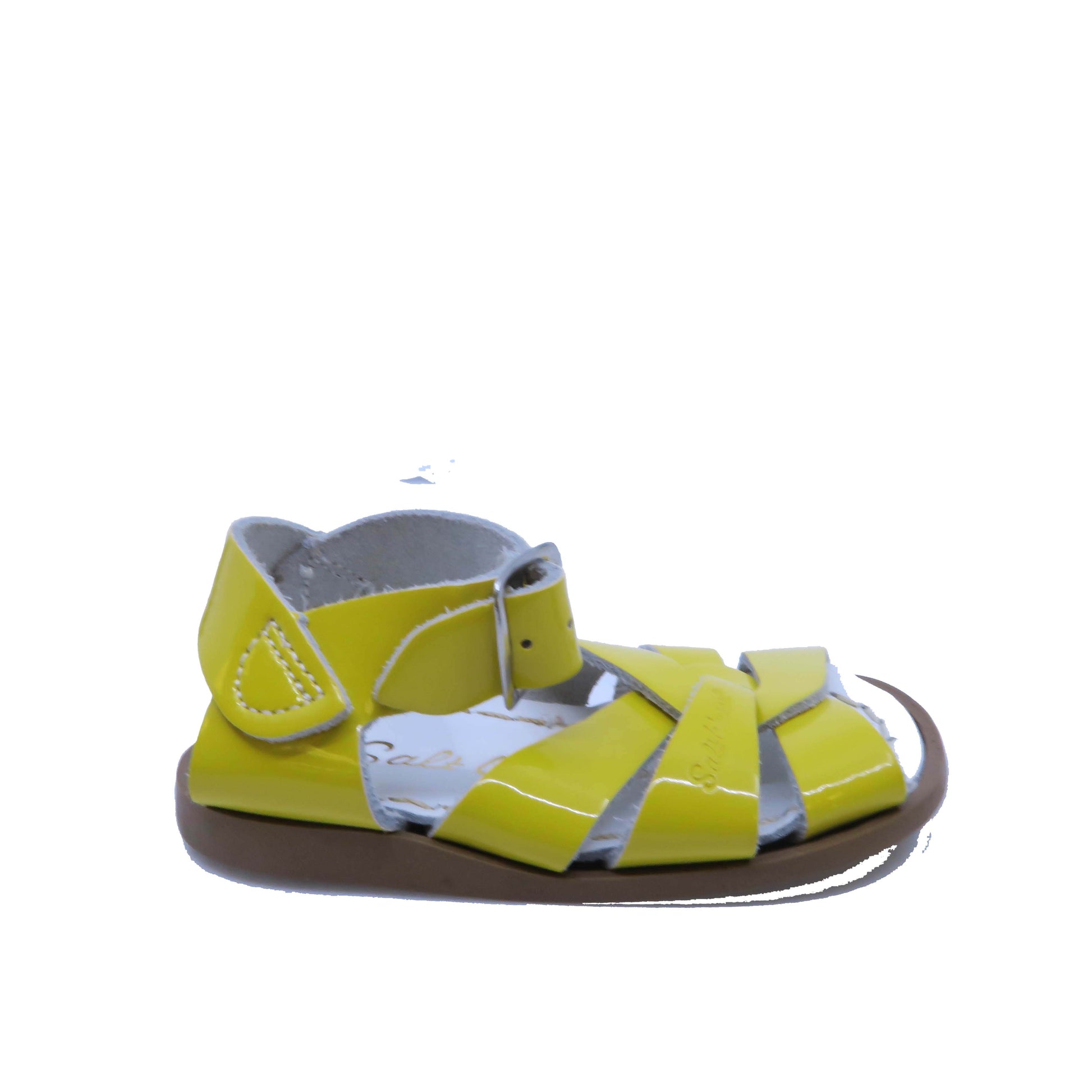 Hoy Saltwater Girls Yellow Sandals Size: 3 Infant Yellow