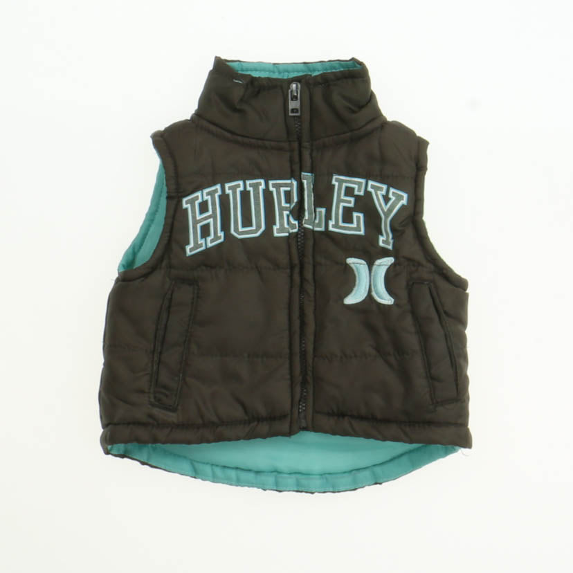 Hurley Girls Brown | Teal Vest Size: 0-3M Brown | Teal