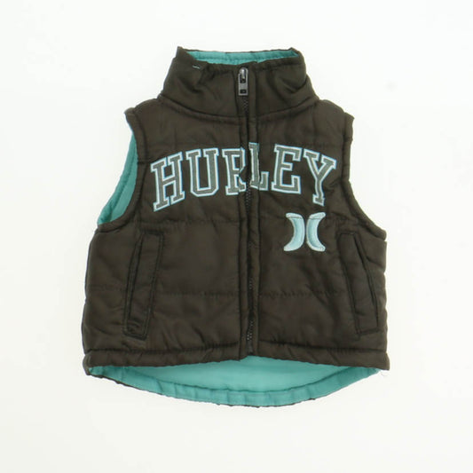 Hurley Girls Brown | Teal Vest Size: 0-3M Brown | Teal