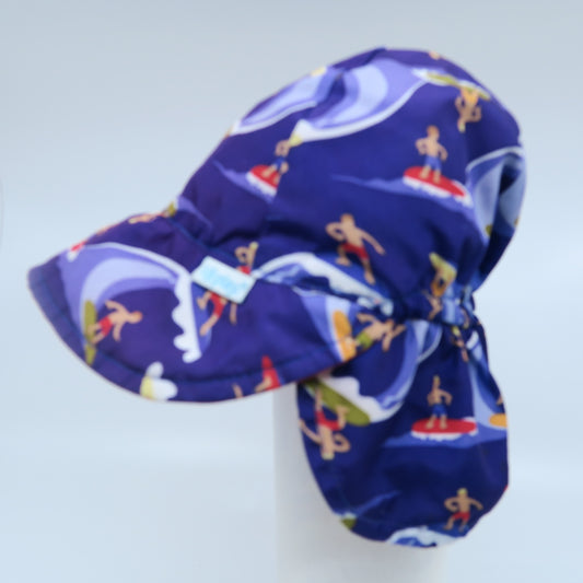 I Play Boys Purple | Red Sun Hat Size: 12-24 Months Purple | Red