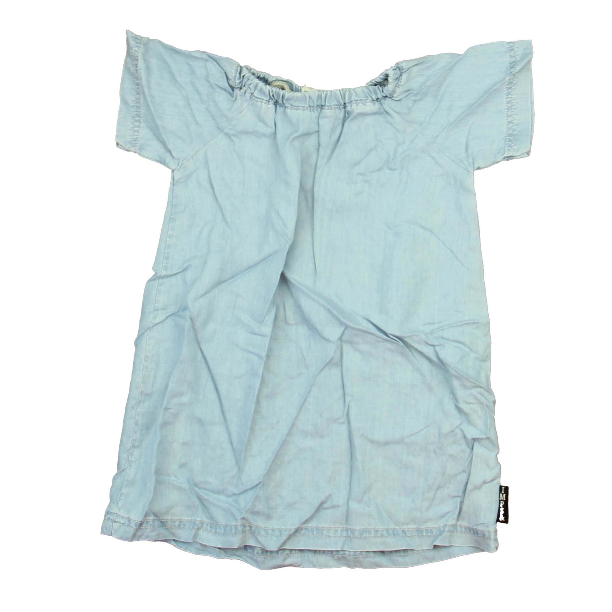 IMPS & ELFS Girls Blue Blouse Size: 12 Months Blue