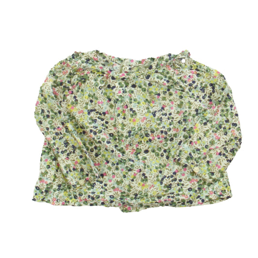 Jacadi Girls Green | Blue | Pink Blouse Size: 12 Months