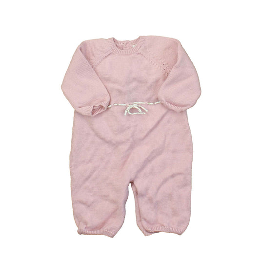 Jacadi Girls Pink Long Sleeve Outfit Size: 3 Months Pink
