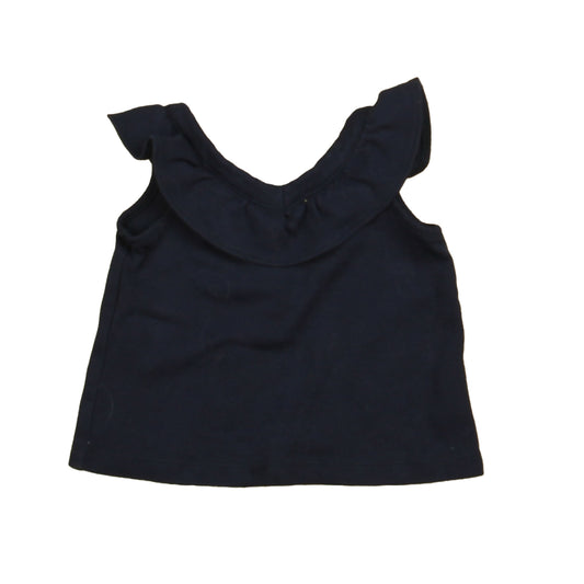Janie & Jack Girls Navy Tank Top Size: 12-18 Months Navy