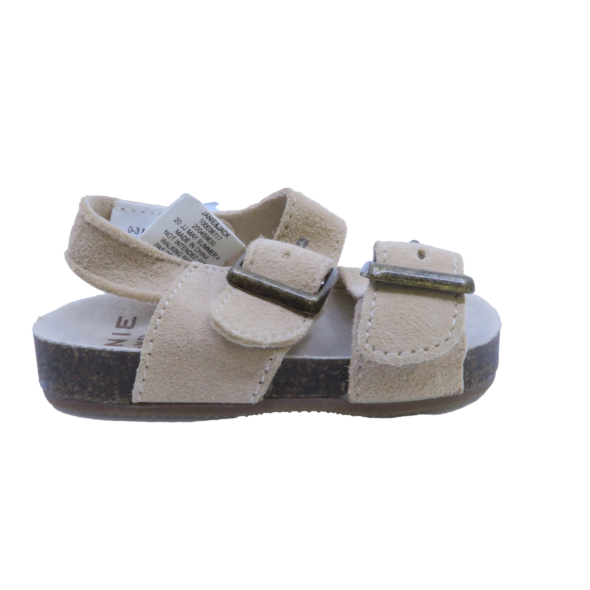 Janie and Jack Unisex Beige Sandals Size: 0-3 Months Beige