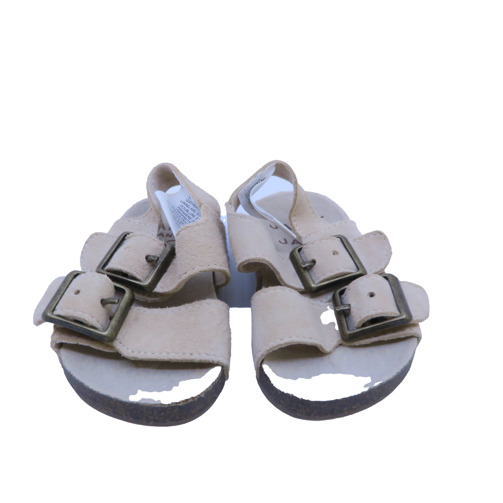 Janie and Jack Unisex Beige Sandals Size: 0-3 Months Beige