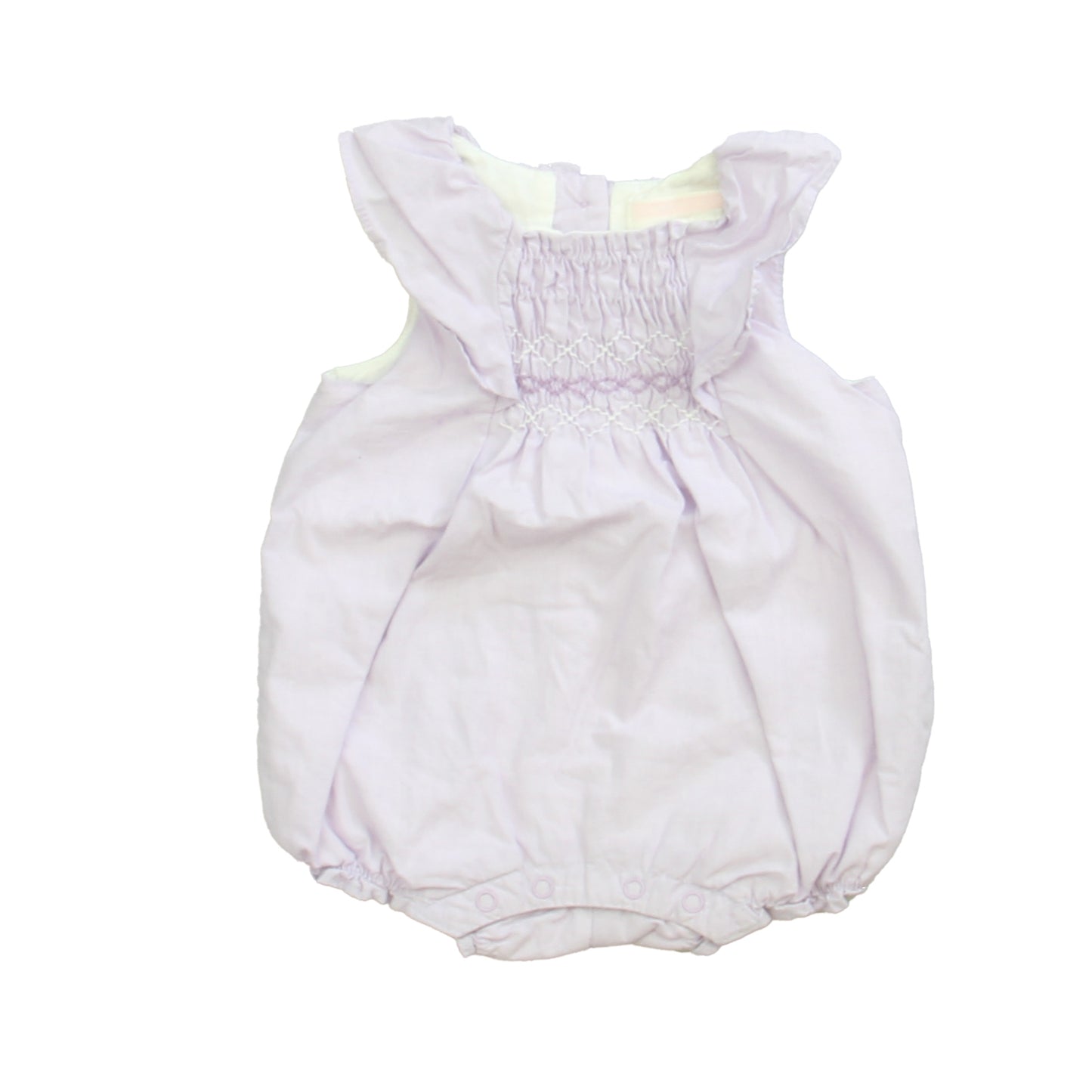 Janie and Jack Girls Purple Romper Size: 0-3 Months Purple