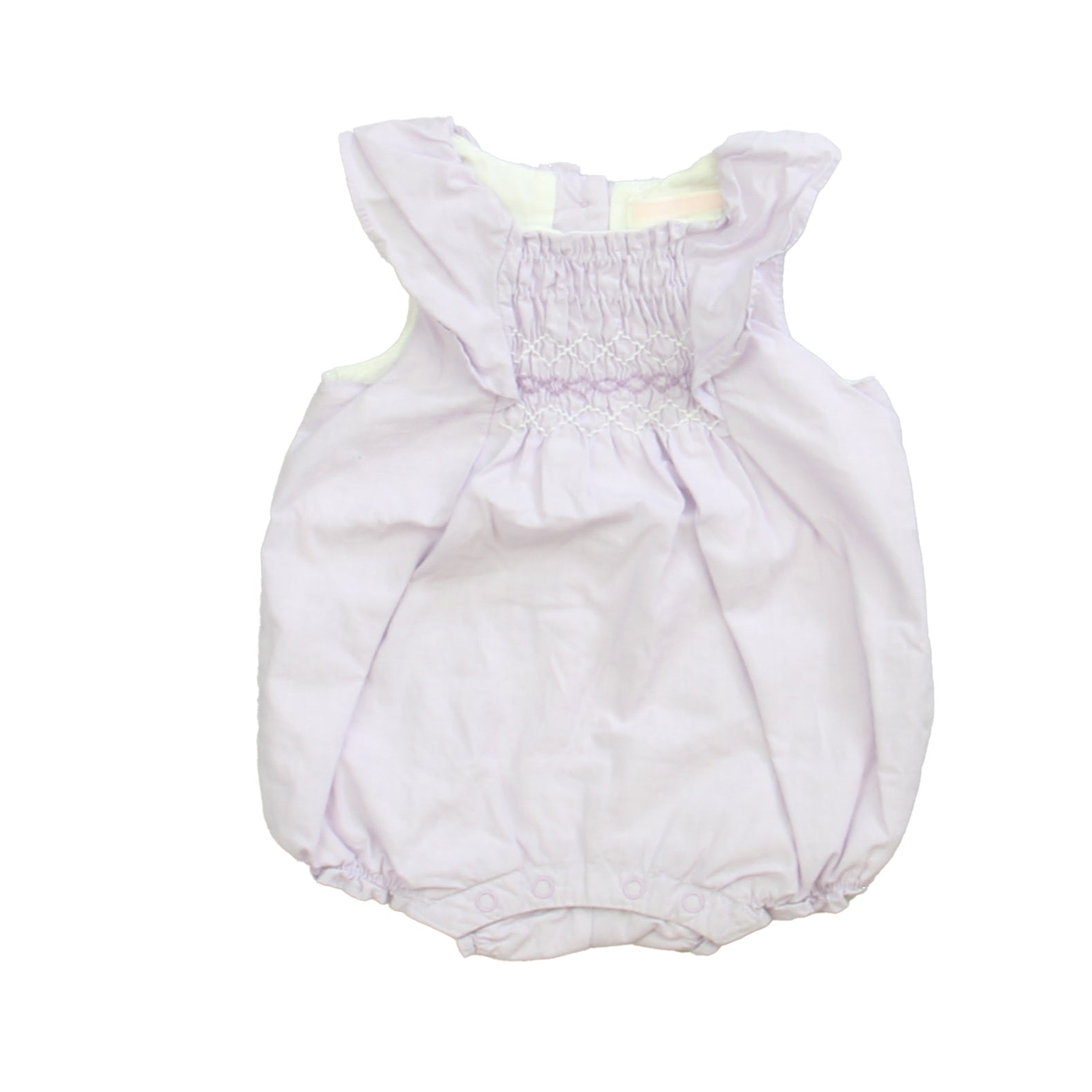 Janie and Jack Girls Purple Romper Size: 0-3 Months Purple
