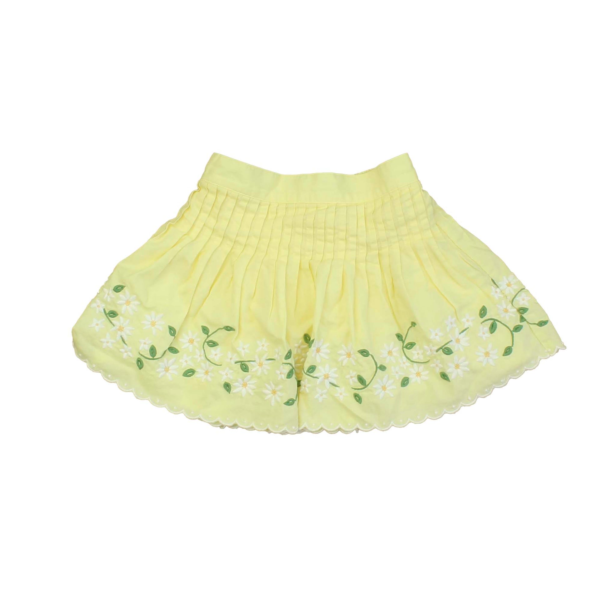 Janie and Jack Girls Yellow Skirt Size: 12-18 Month Yellow