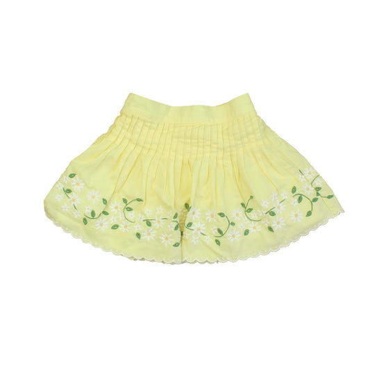 Janie and Jack Girls Yellow Skirt Size: 12-18 Month Yellow