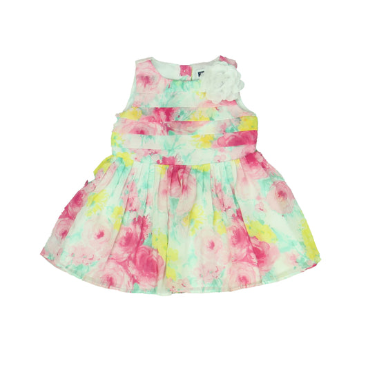 Janie and Jack Girls Floral Dress Size: 12-18 Months Floral