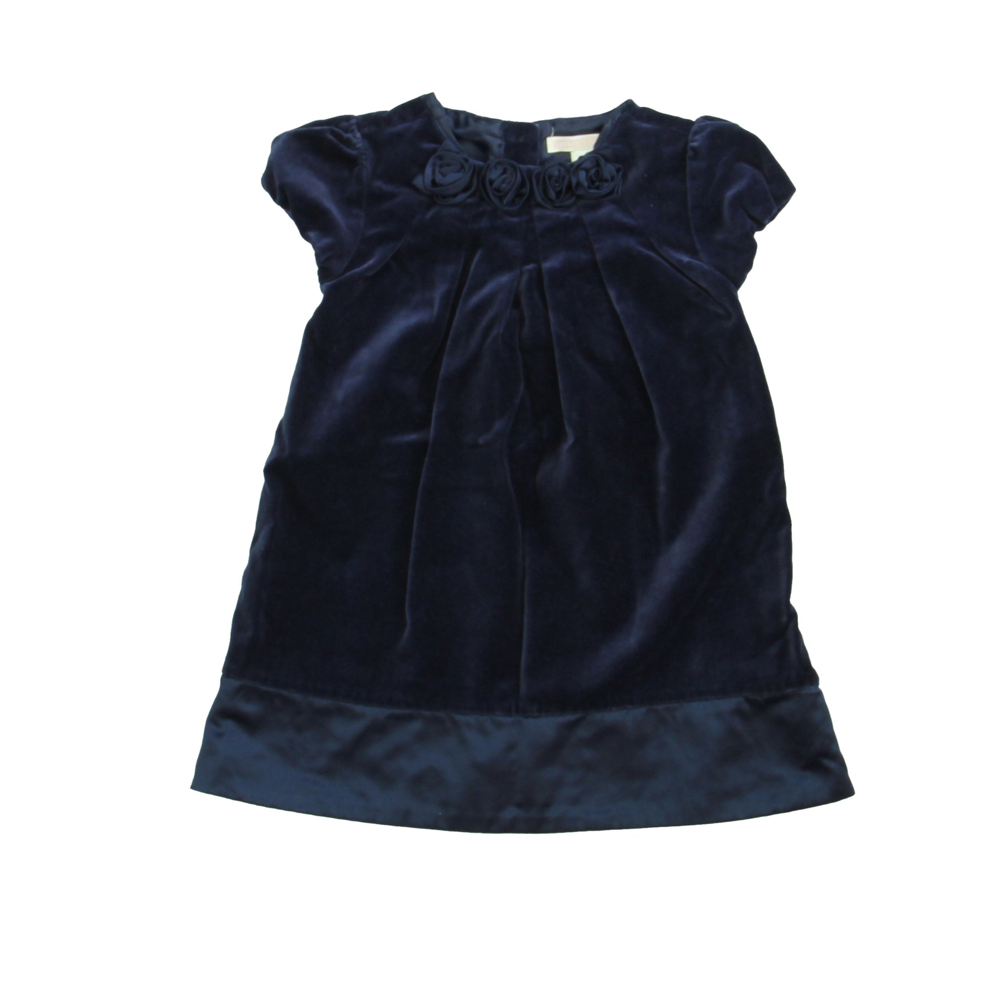 Janie and Jack Girls Navy Dress Size: 12-18 Months Navy