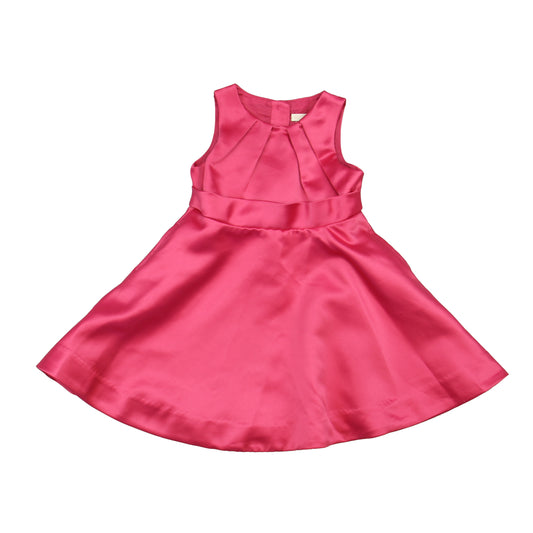 Janie and Jack Girls Pink Dress Size: 12-18 Months Pink