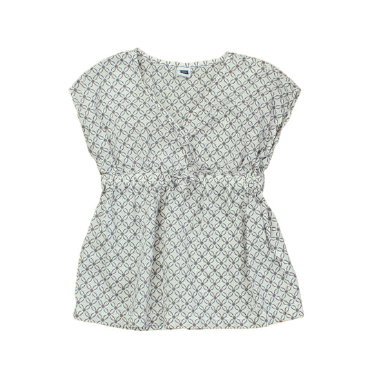 Janie and Jack Girls White | Black | Pink Dress Size: 12-18 Months White | Black | Pink