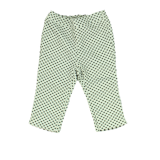 Janie and Jack Girls White | Black Pants Size: 12-18 Months White | Black