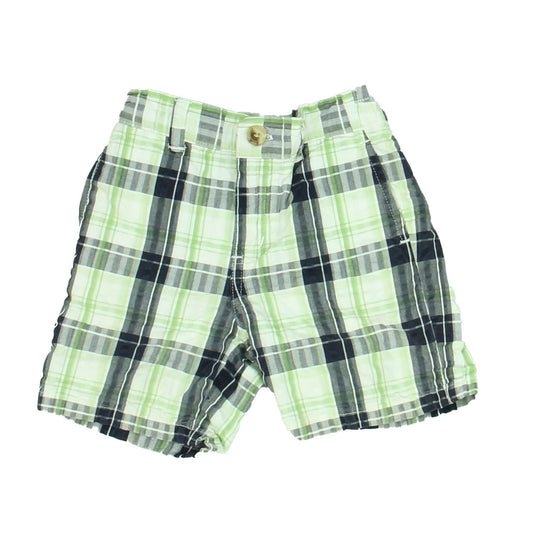 Janie and Jack Boys White | Green | Black Shorts Size: 12-18 Months White | Green | Black