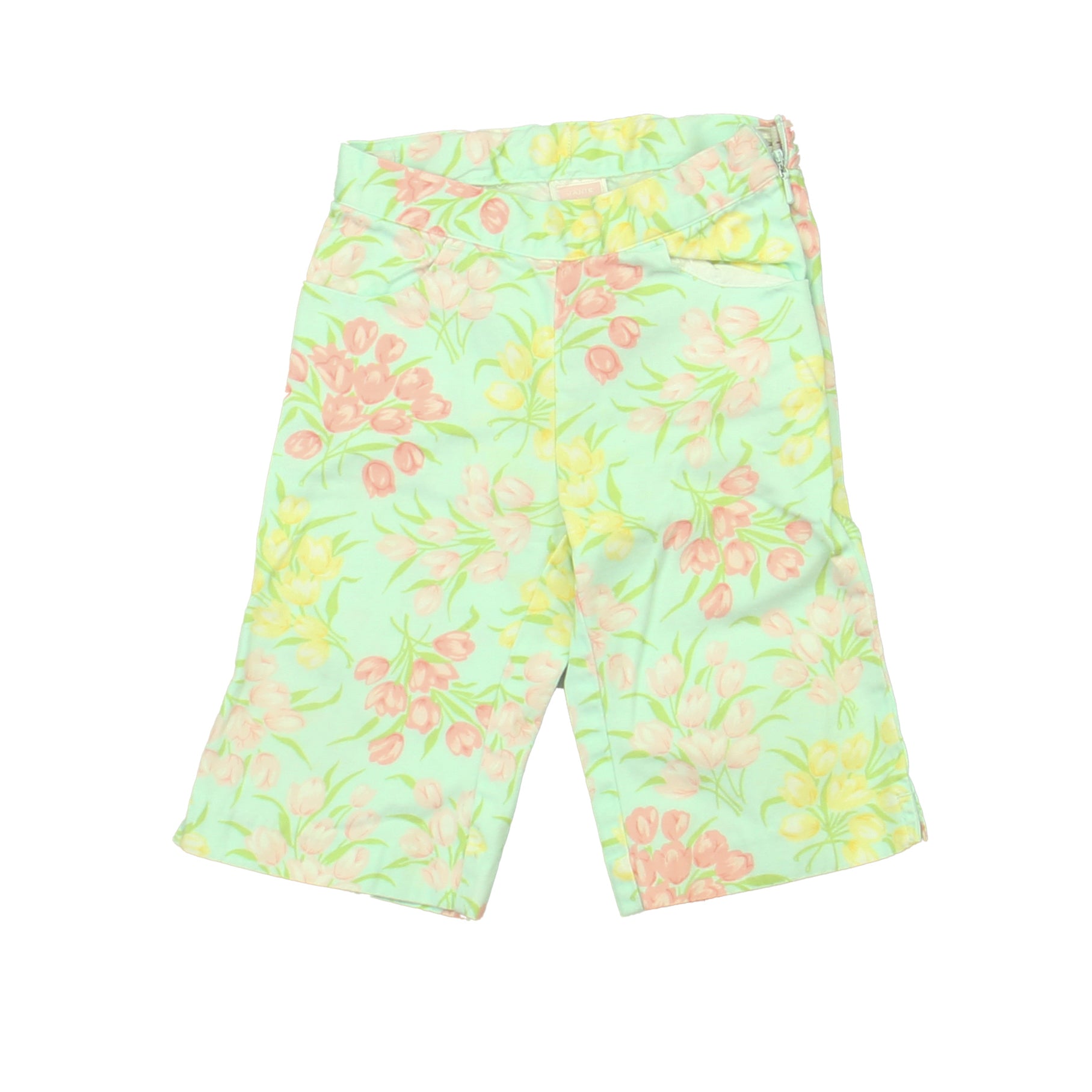 Janie and Jack Girls Blue | Tulips Pants Size: 18-24 Months Blue | Tulips