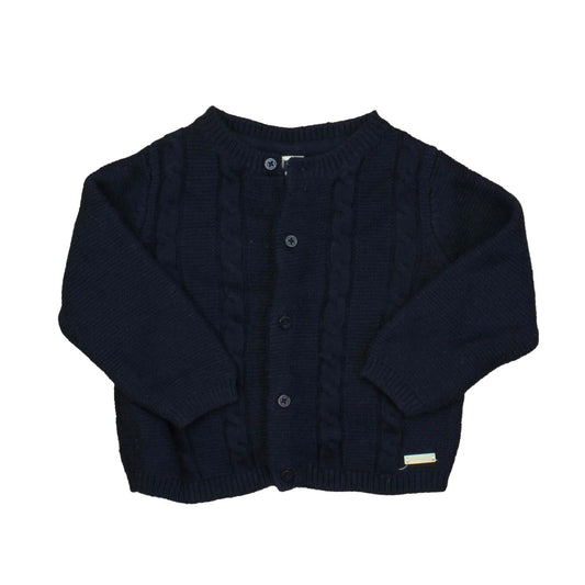 Janie and Jack Boys Blue Cardigan Size: 18-24 Months Blue