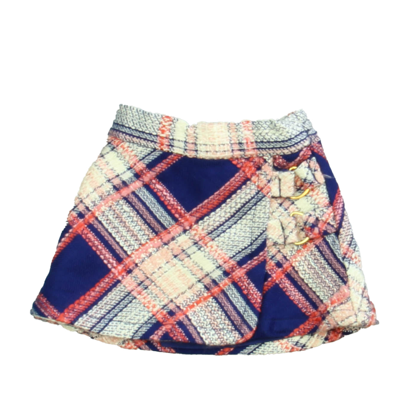 Janie and Jack Girls Ivory | Pink | Blue Skirt Size: 3-6 Months Ivory | Pink | Blue