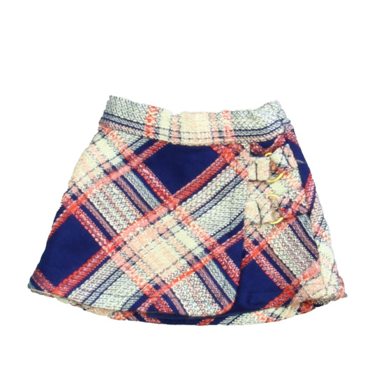Janie and Jack Girls Ivory | Pink | Blue Skirt Size: 3-6 Months Ivory | Pink | Blue