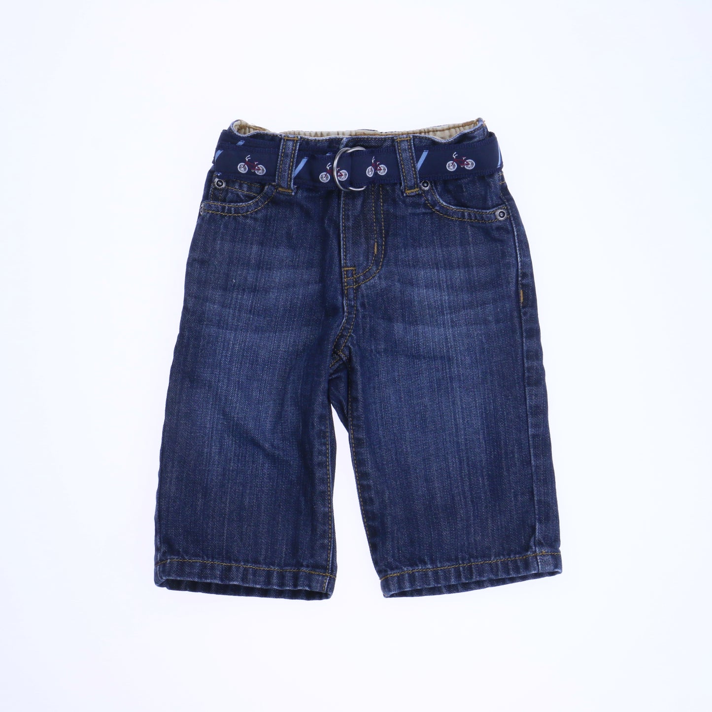 Janie and Jack Boys Blue Jeans Size: 6-12 Months Blue