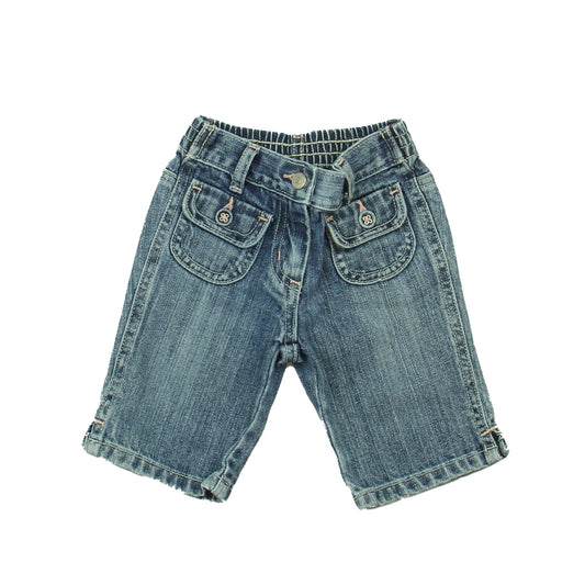 Janie and Jack Girls Blue Jeans Size: 6-12 Months Blue
