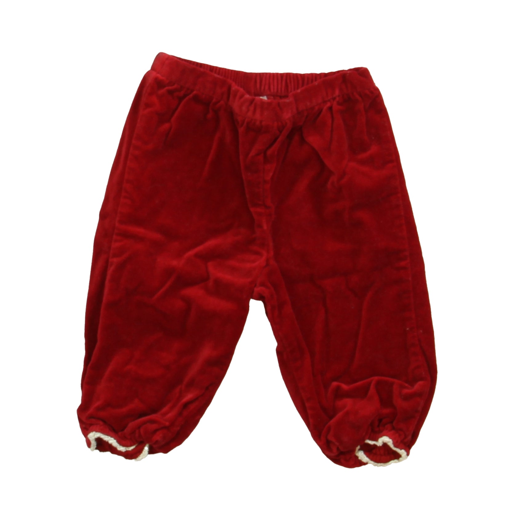 Janie and Jack Girls Red Pants Size: 6-12 Months Red