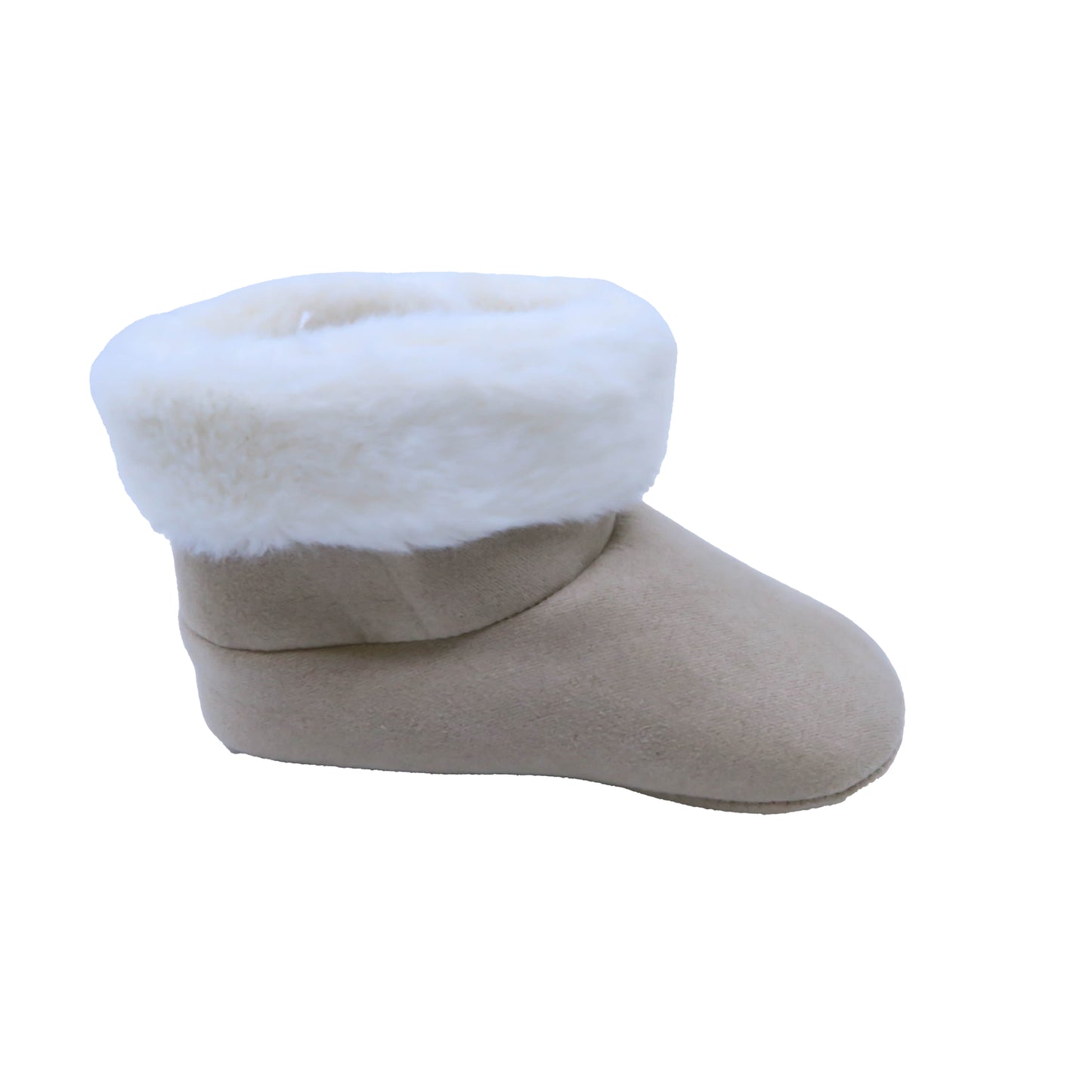 Janie and Jack Unisex Tan | White Booties Size: 6-12 Months