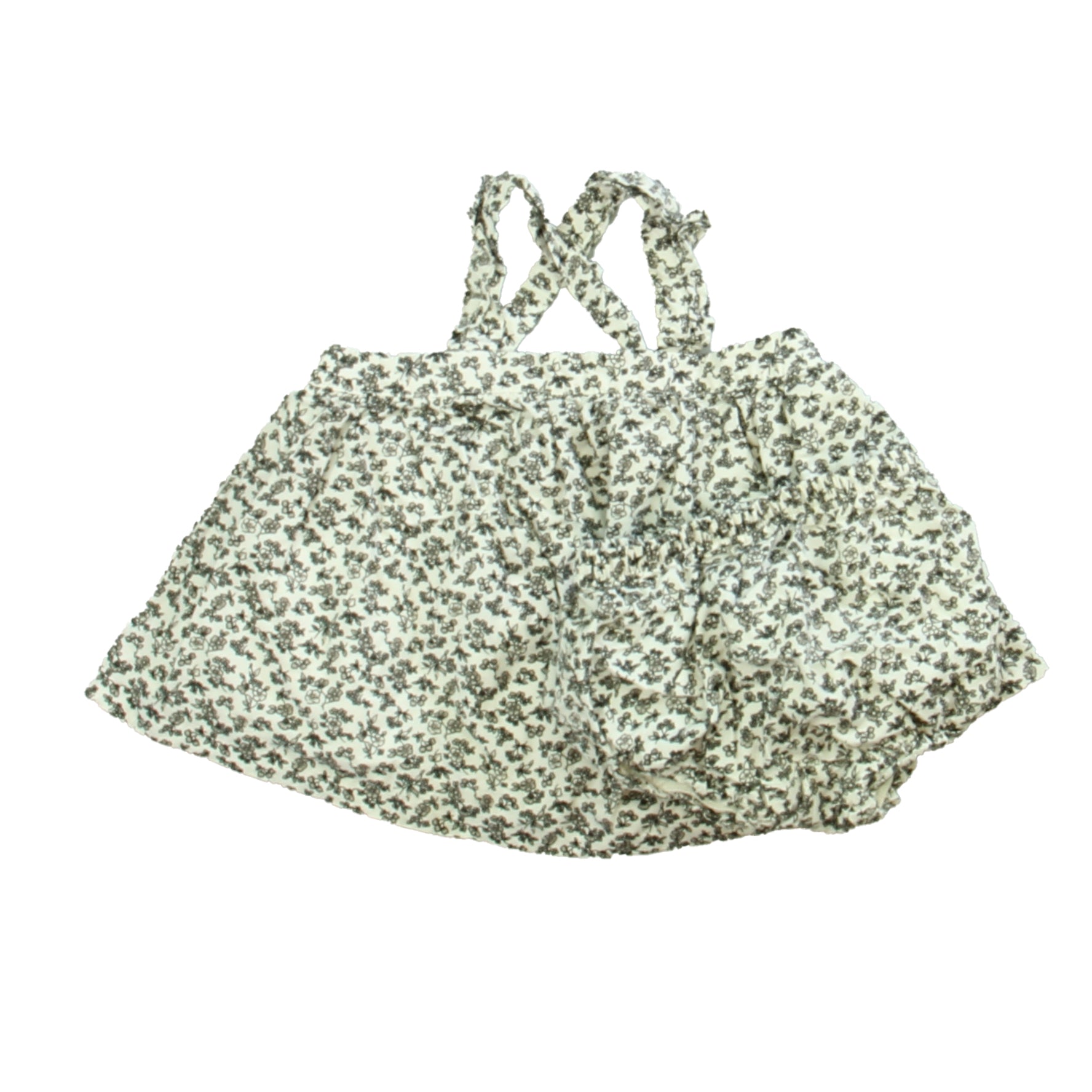 Janie and Jack Girls White | Black Skirt Size: 6-12 Months White | Black