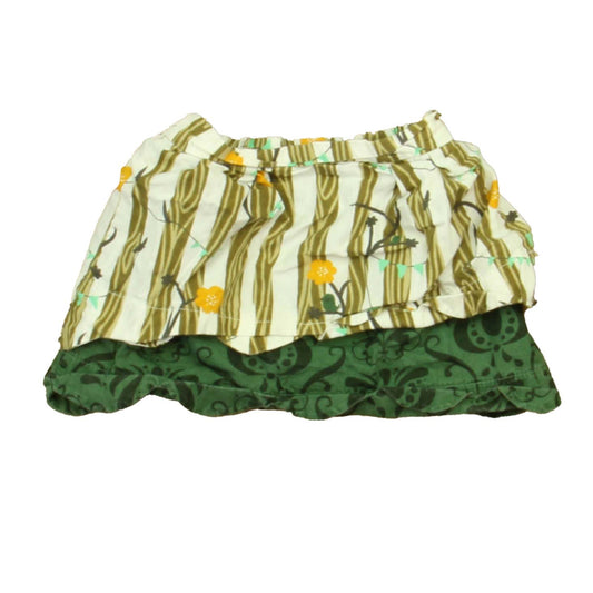 Jelly The Pug Girls Ivory | Green Skirt Size: 18 Months Ivory | Green