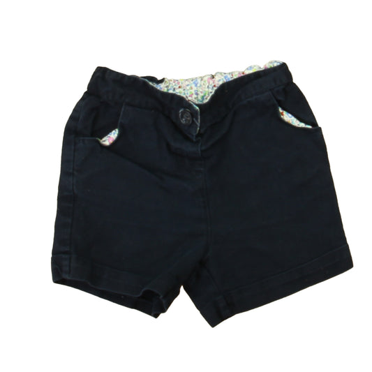 JoJo Maman Bebe Girls Navy Floral Shorts Size: 12-18 Months Navy Floral