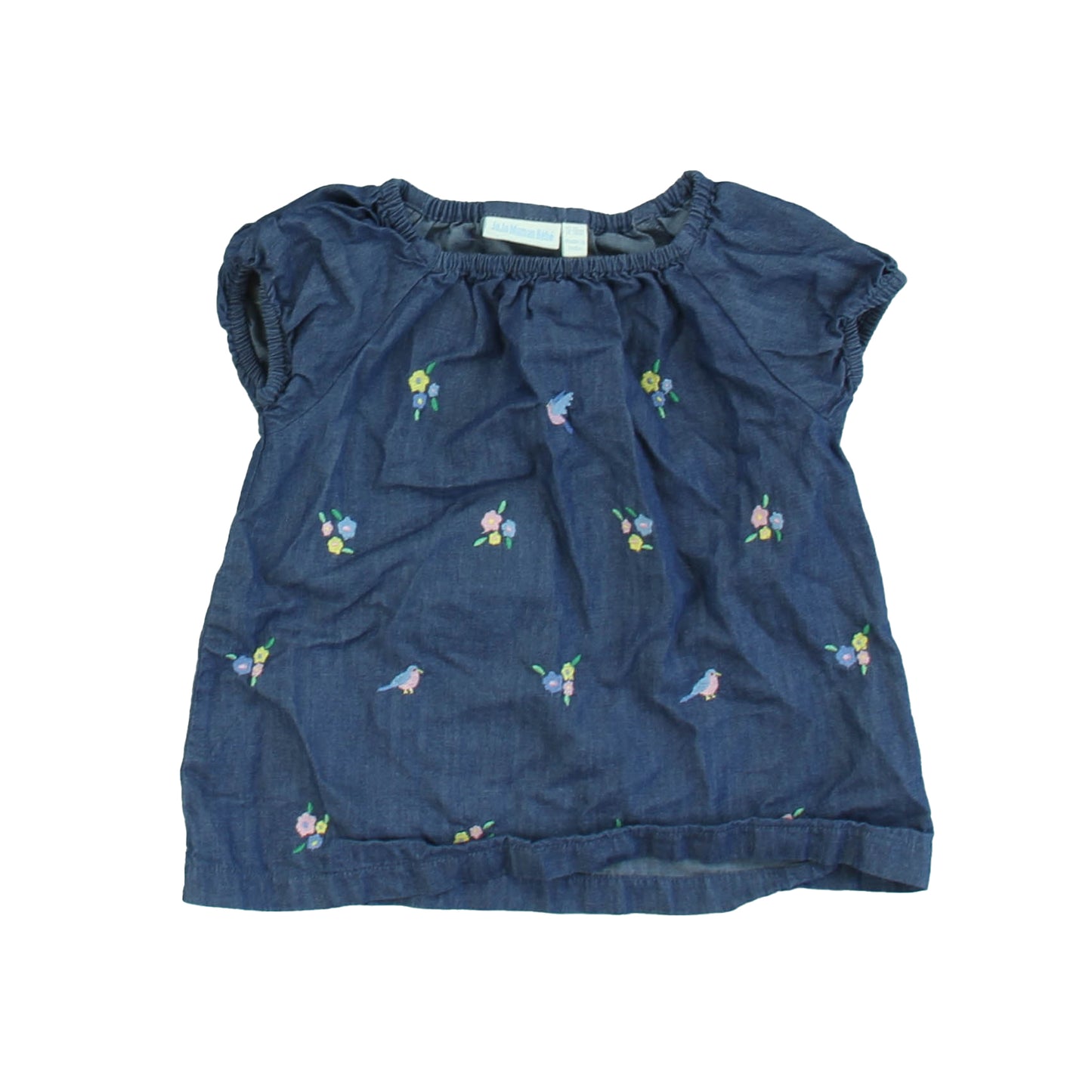 JoJo Maman Bebe Girls Navy Blouse Size: 12-18M Navy