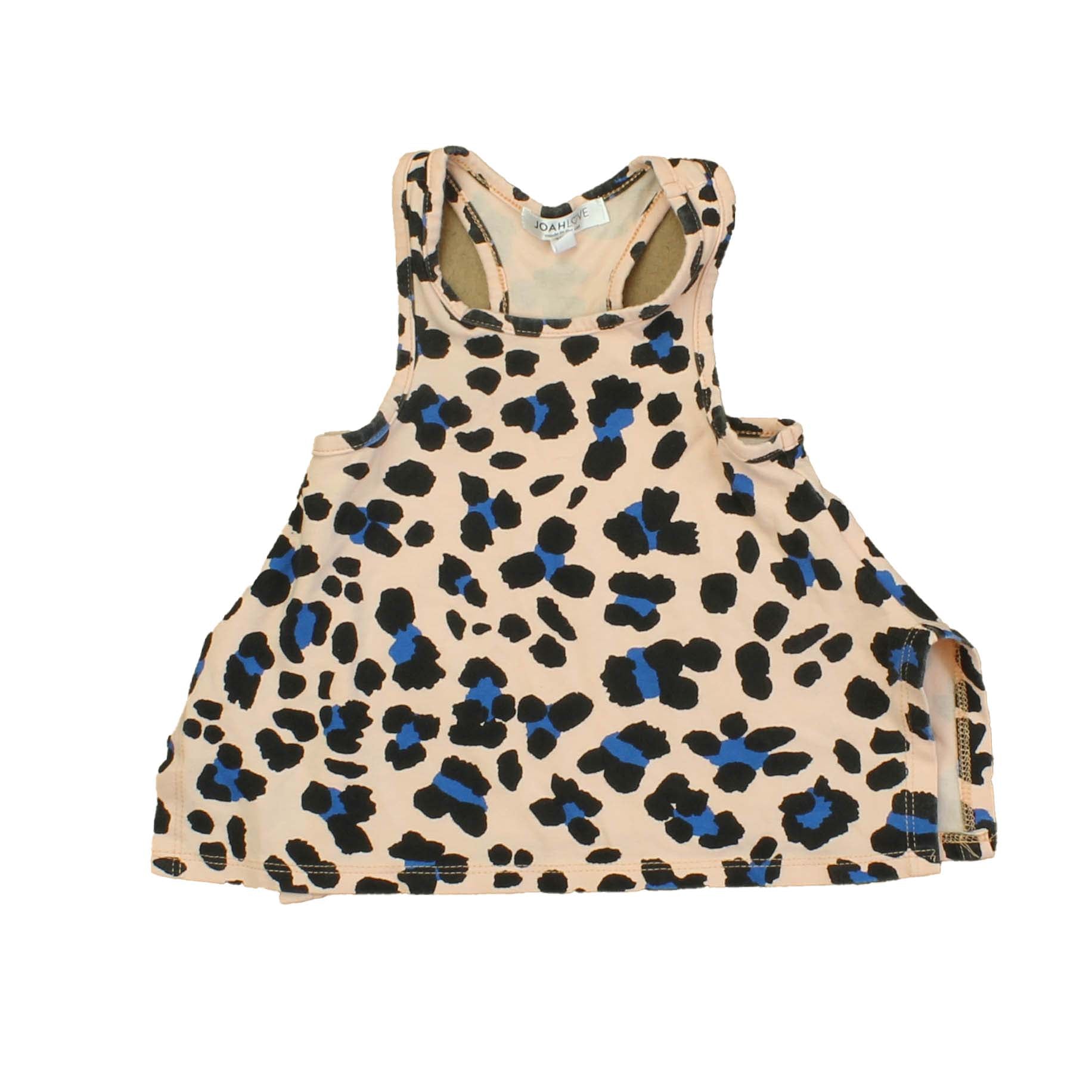 Joah Love Girls Pink | Black | Blue Tank Top Size: 24 Months Pink | Black | Blue