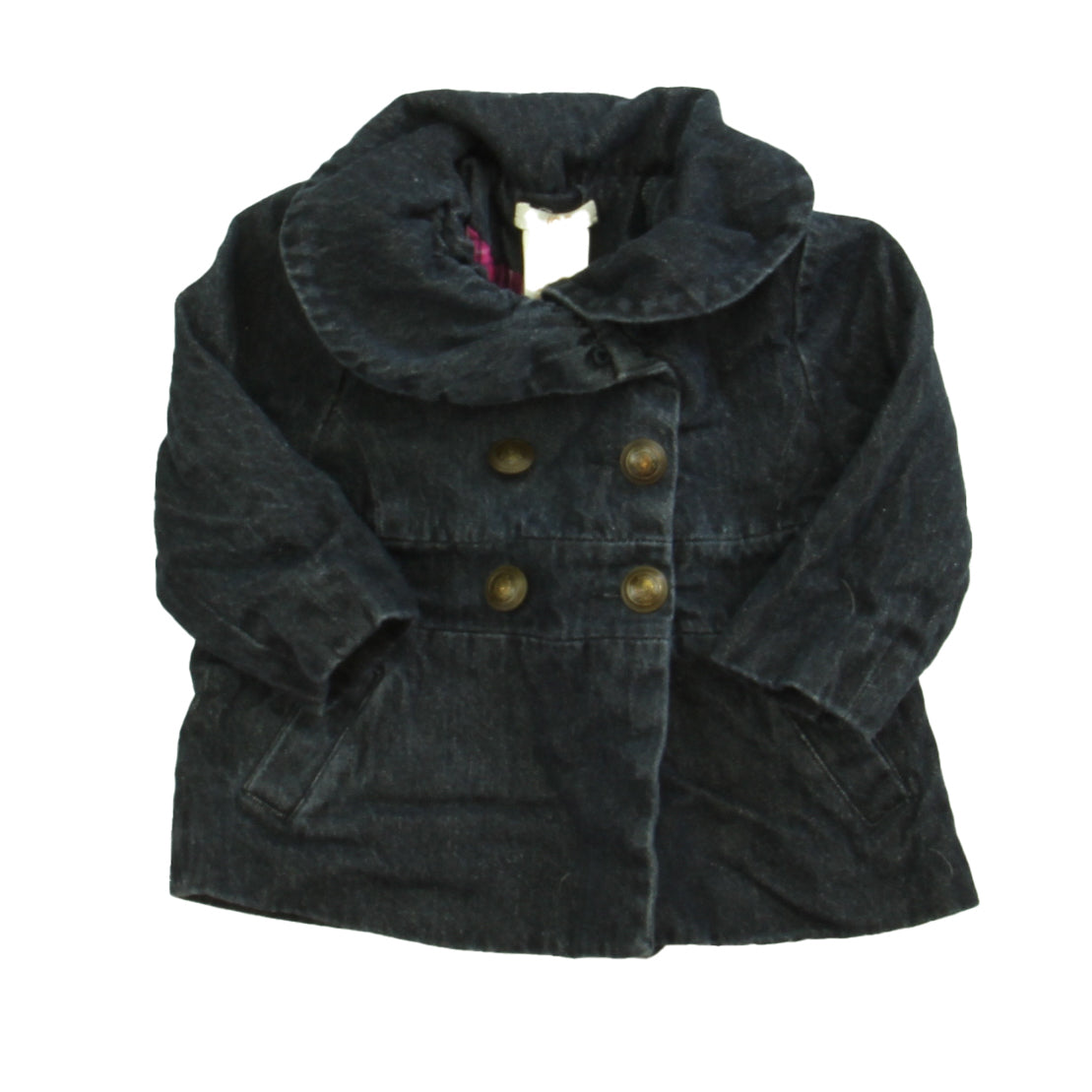 Joe Fresh Girls Blue Jacket Size: 12-18 Months Blue