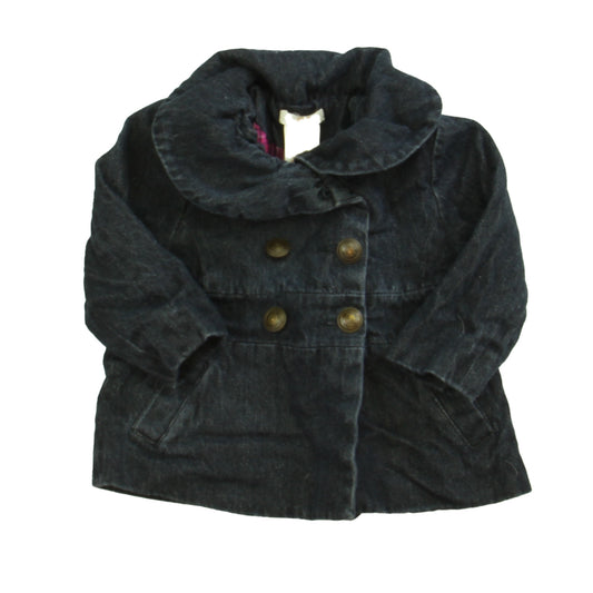 Joe Fresh Girls Blue Jacket Size: 12-18 Months Blue