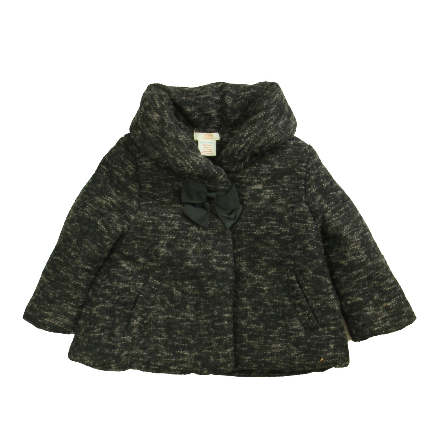 Joe Fresh Girls Grey Jacket Size: 12-18 Months Grey