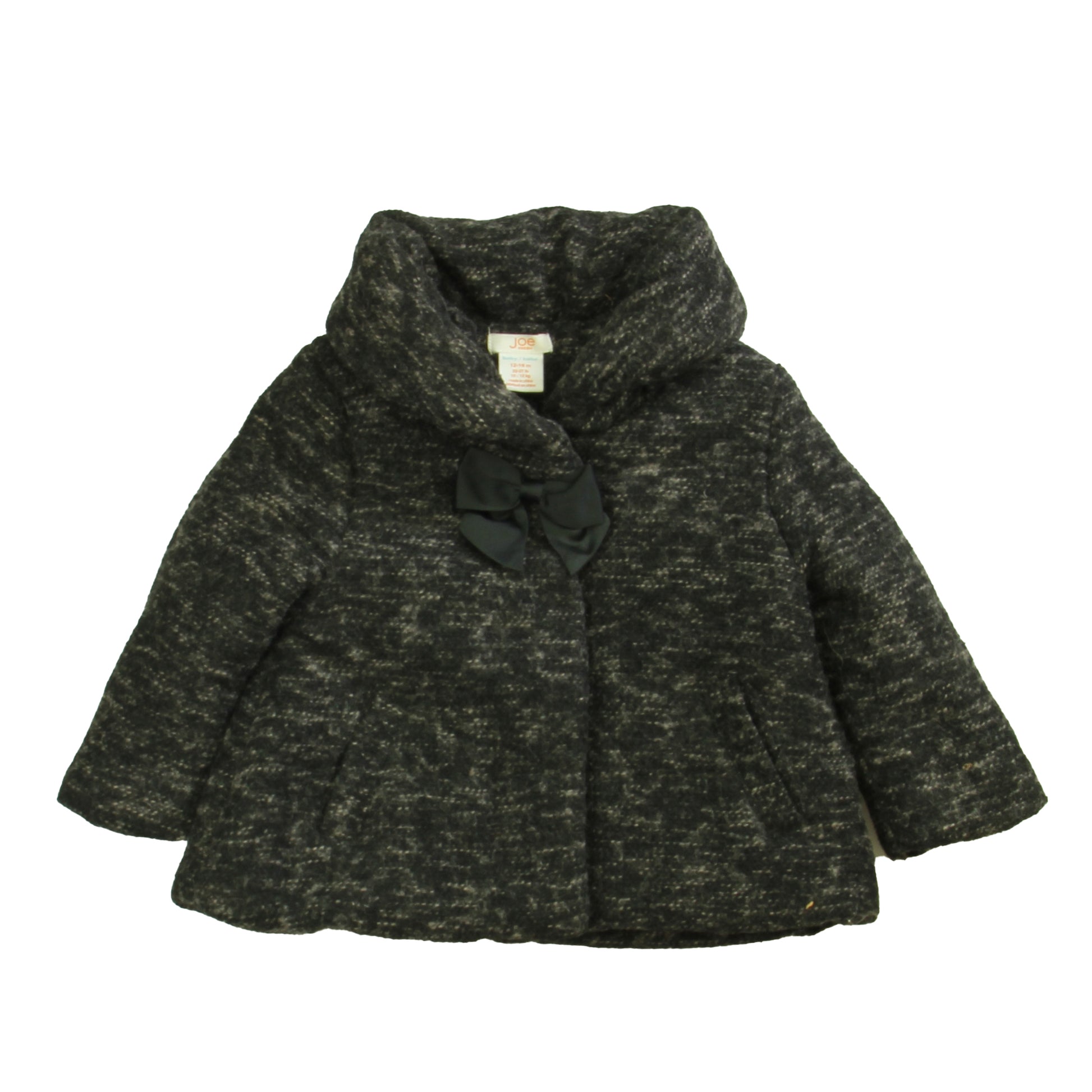 Joe Fresh Girls Grey Jacket Size: 12-18 Months Grey