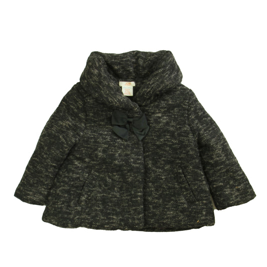 Joe Fresh Girls Grey Jacket Size: 12-18 Months Grey