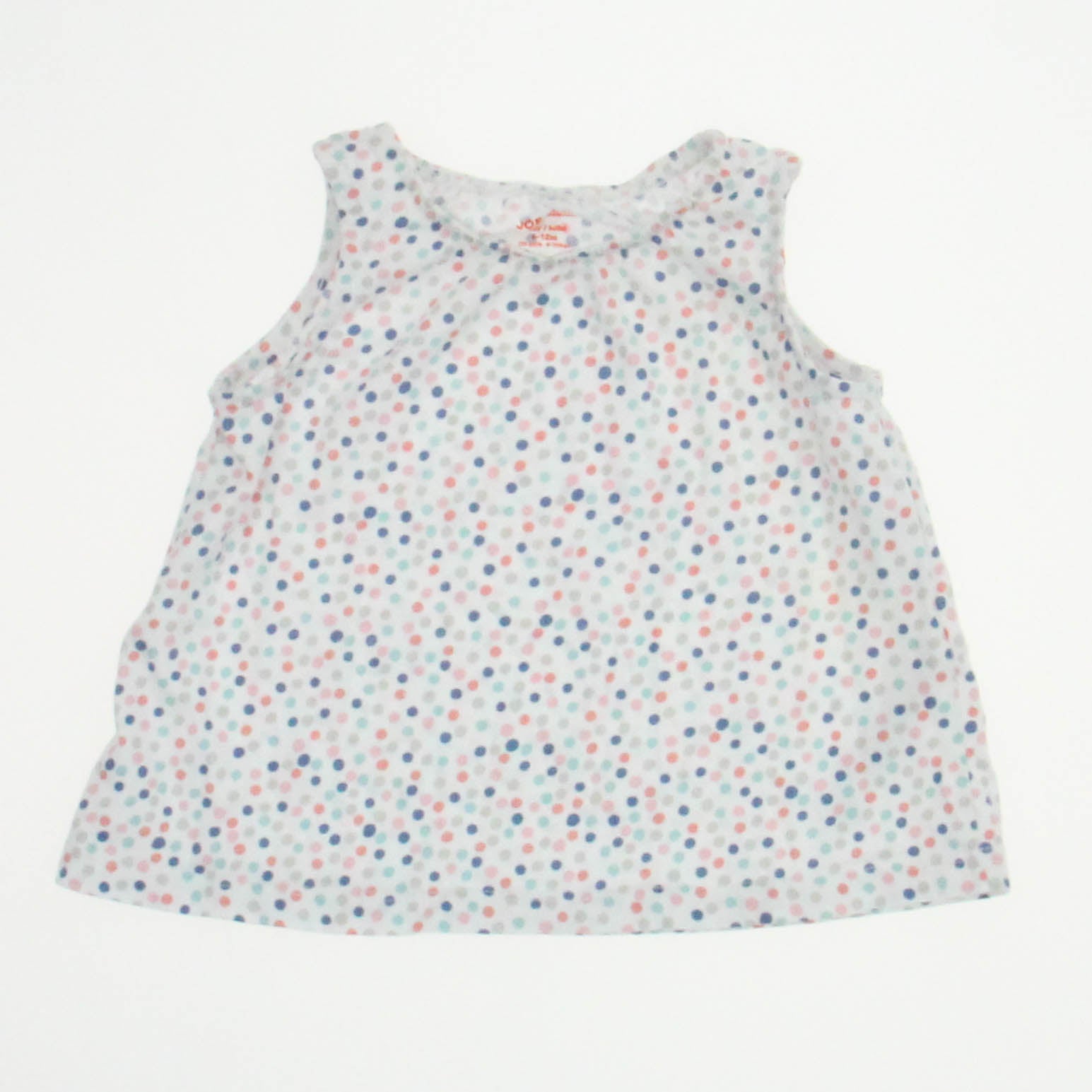 Joe Fresh Girls White | Dots Dress Size: 6-12 Months White | Dots