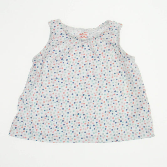 Joe Fresh Girls White | Dots Dress Size: 6-12 Months White | Dots