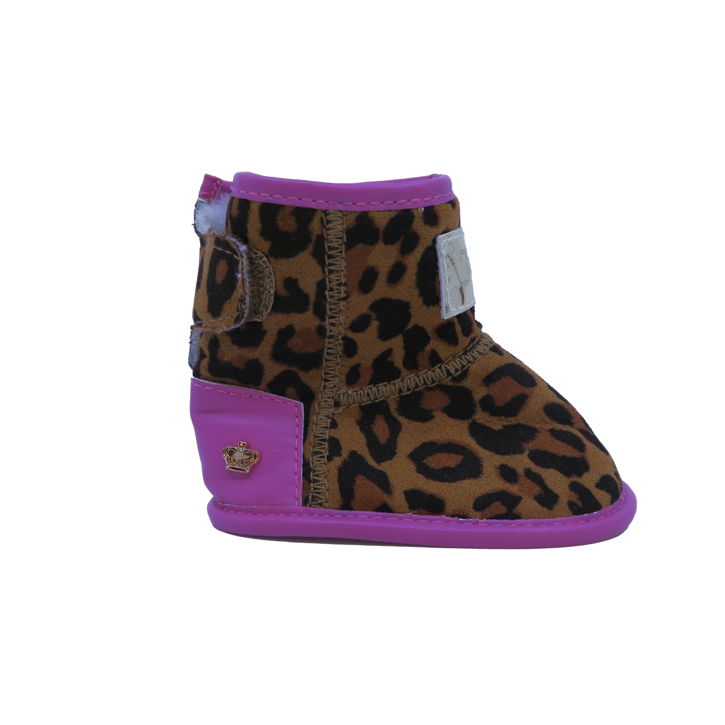 Juicy Couture Girls Animal Print | Pink Booties Size: 1 Infant Animal Print | Pink